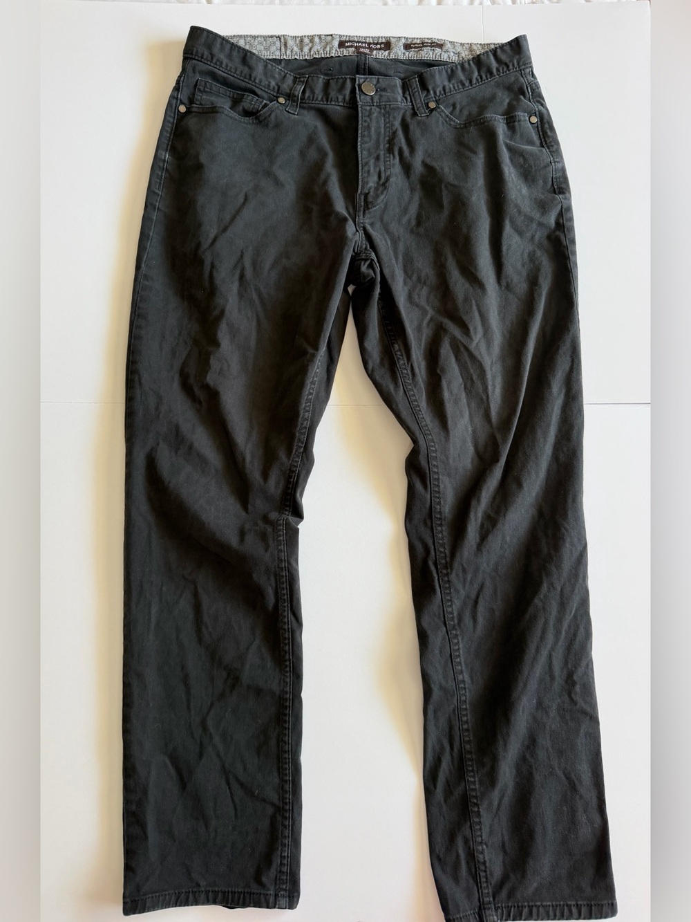 Michael Kors Parker Slim Fit Men’s Black Jeans Pants 32x30 Stretch